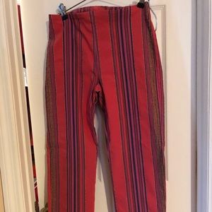 Attyre stretchy ankle pants .